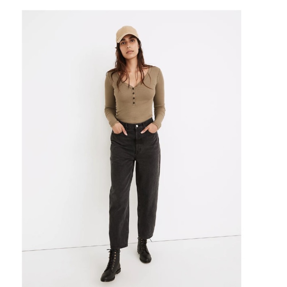 NWT Madewell Balloon Jeans in Noll Wash